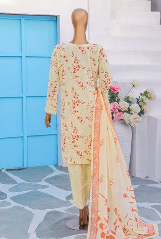 Mother Linen Embroidered Un-Stitched Collection D-2