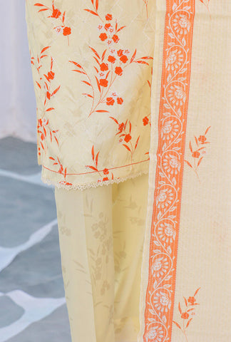Mother Linen Embroidered Un-Stitched Collection D-2