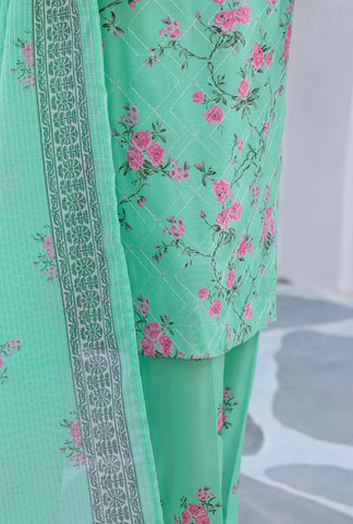 Mother Linen Embroidered Un-Stitched Collection D-3