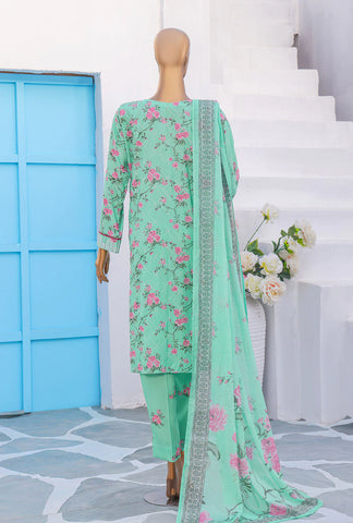 Mother Linen Embroidered Un-Stitched Collection D-3