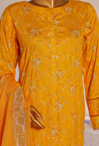 Mother Linen Embroidered Un-Stitched Collection D-4