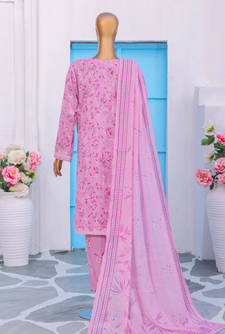 Mother Linen Embroidered Un-Stitched Collection D-7