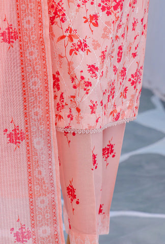 Mother Linen Embroidered Un-Stitched Collection D-9