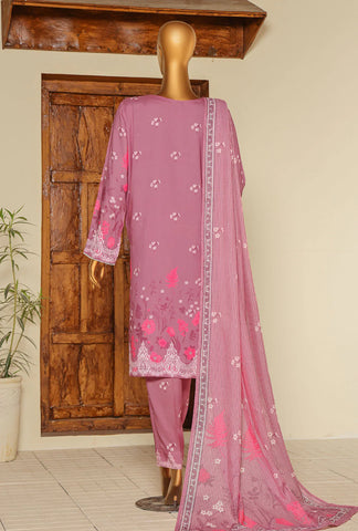 Mother Linen Embroidered Un-Stitched Collection D-11