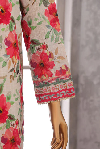 PREMIUM KHADDAR CHIMKI PRINTED 3PC UNSTITCHED COLL BY HZ D-4