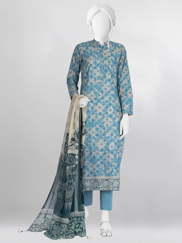 Panjnad By J. Collection'24 Unstitched Three Piece. D-1161