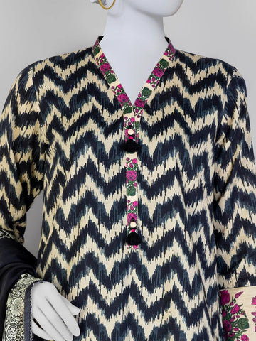 Panjnad By J. Collection'24 Unstitched Three Piece. D-1240