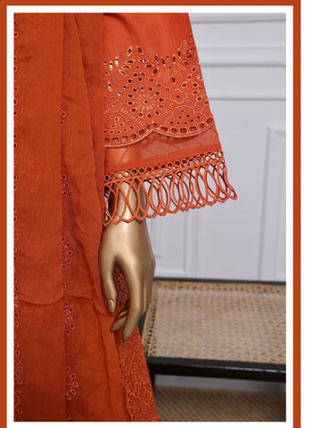 Sadabahar TwoTone Chikankari Vol-1 Emb 3 Piece Pret Coll’25 D-04