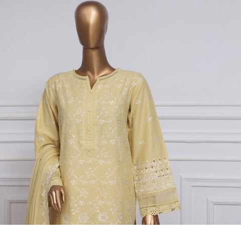 Sadabahar TwoTone Chikankari Vol-1 Emb 3 Piece Pret Coll’25 D-05