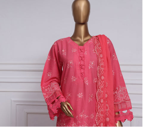 Sadabahar TwoTone Chikankari Vol-1 Emb 3 Piece Pret Coll’25 D-01