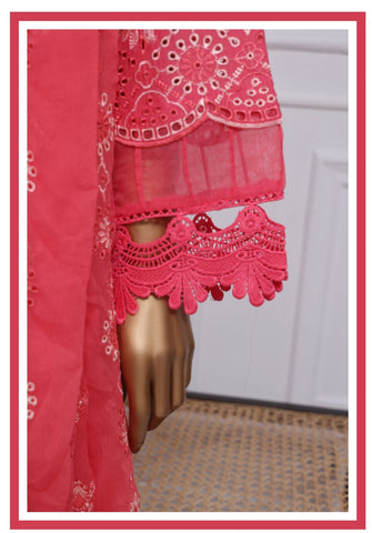 Sadabahar TwoTone Chikankari Vol-1 Emb 3 Piece Pret Coll’25 D-01