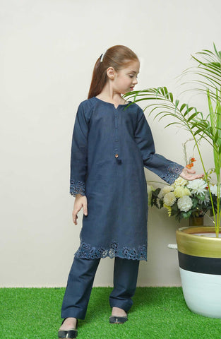 Shanzey Whimsical Winters Emb Khaddar Coll 2PCS STITCHED D-01