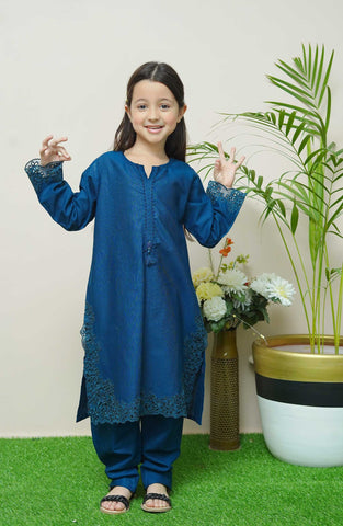 Shanzey Whimsical Winters Emb Khaddar Coll 2PCS STITCHED D-07