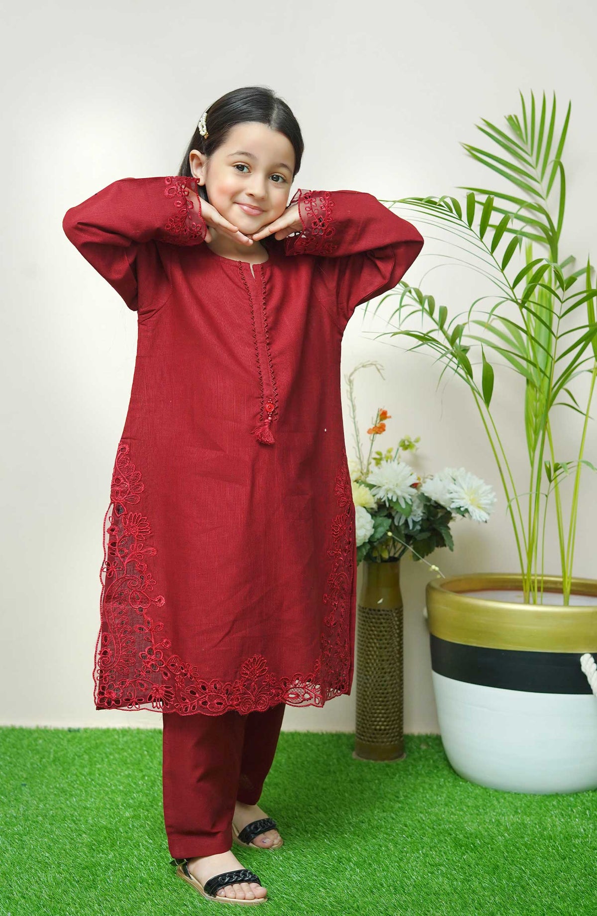 Shanzey Whimsical Winters Emb Khaddar Coll 2PCS STITCHED D-08