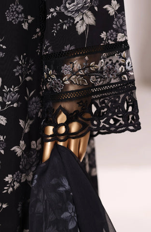 Sadabahar Festive Emb Viscose RTW Stitched 3 Piece D-4