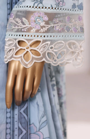 Sadabahar Festive Emb Viscose RTW Stitched 3 Piece D-1