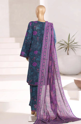 Sadabahar Khaddar RTW Embroidered Coll Stitched 3 Piece D-01