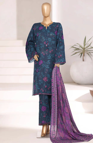 Sadabahar Khaddar RTW Embroidered Coll Stitched 3 Piece D-01