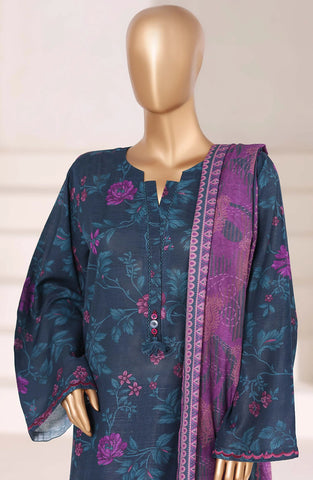 Sadabahar Khaddar RTW Embroidered Coll Stitched 3 Piece D-01