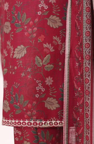 Sadabahar Khaddar RTW Embroidered Coll Stitched 3 Piece D-06