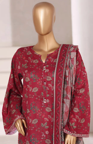 Sadabahar Khaddar RTW Embroidered Coll Stitched 3 Piece D-06