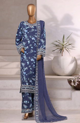 Sadabahar Luxury Emb Viscose Stitched 3 Pcs Co-Ords Style D-1