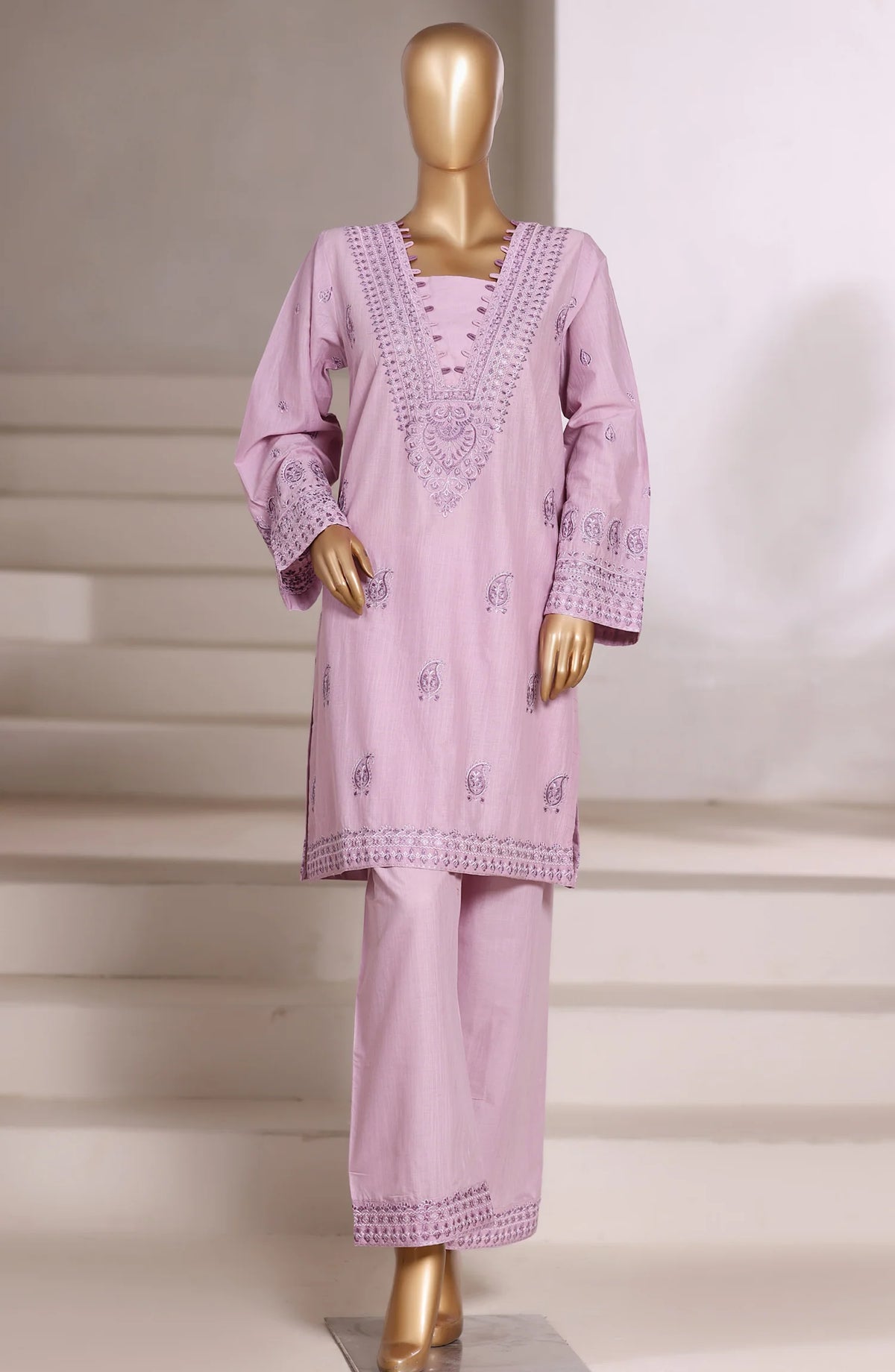 Sadabahar Vybe Vol-2 Emb Co ord Sets Coll  2Pcs Stitched D-4
