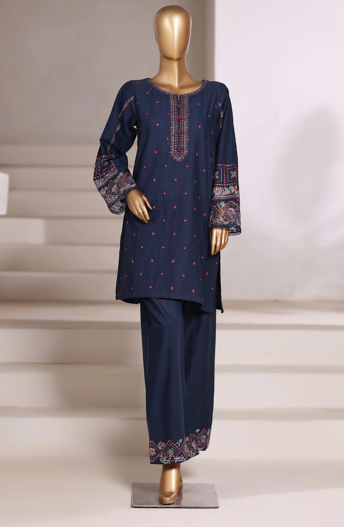 Sadabahar Vybe Vol-2 Emb Co ord Sets Coll  2Pcs Stitched D-3