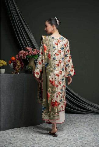 Salina Linen Vol-4  Un Stitched 3 Pcs D-03  REGALIA TEXTILE