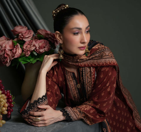 Salina Linen Vol-4  Un Stitched 3 Pcs D-04  REGALIA TEXTILE