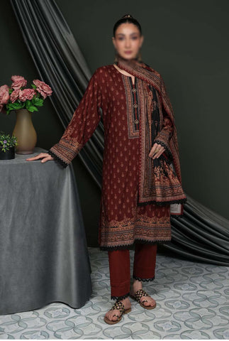 Salina Linen Vol-4  Un Stitched 3 Pcs D-04  REGALIA TEXTILE