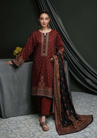 Salina Linen Vol-4  Un Stitched 3 Pcs D-04  REGALIA TEXTILE