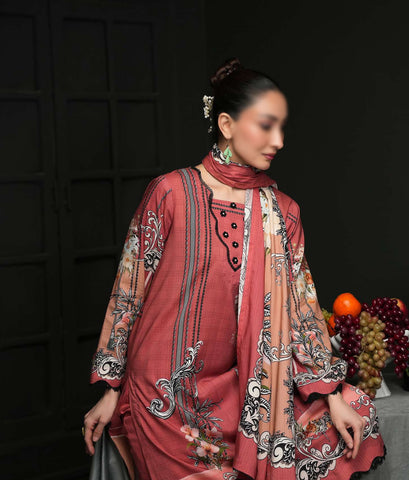 Salina Linen Vol-4  Un Stitched 3 Pcs D-06  REGALIA TEXTILE