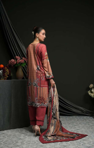 Salina Linen Vol-4  Un Stitched 3 Pcs D-06  REGALIA TEXTILE