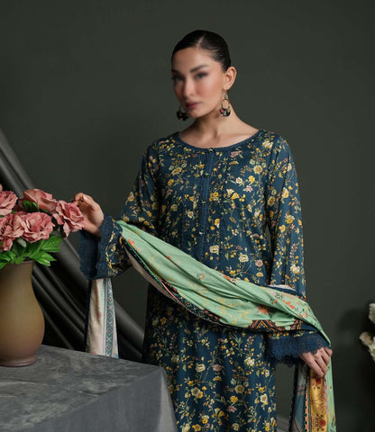 Salina Linen Vol-4  Un Stitched 3 Pcs D-07  REGALIA TEXTILE