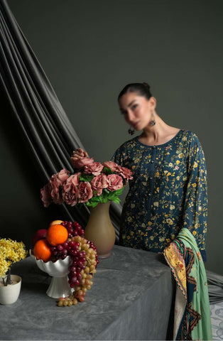 Salina Linen Vol-4  Un Stitched 3 Pcs D-07  REGALIA TEXTILE