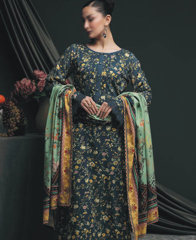 Salina Linen Vol-4  Un Stitched 3 Pcs D-07  REGALIA TEXTILE