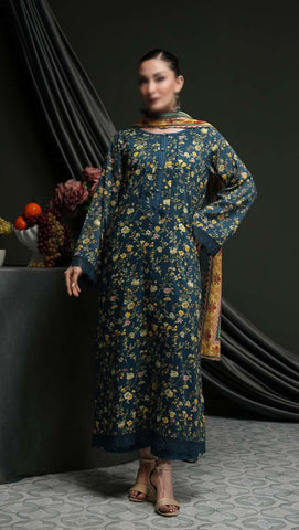 Salina Linen Vol-4  Un Stitched 3 Pcs D-07  REGALIA TEXTILE