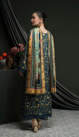 Salina Linen Vol-4  Un Stitched 3 Pcs D-07  REGALIA TEXTILE