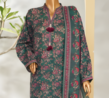 PRINTED LAWN 3PC Stitched COLLECTION By Bin Saeed D-12
