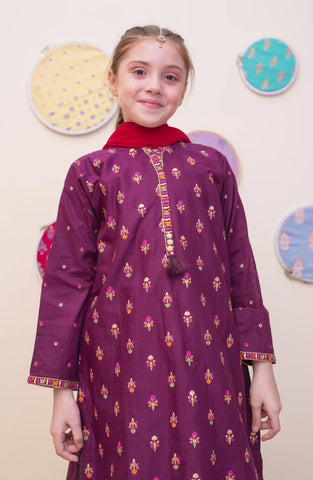GURYA Printed Cambric 3Pec  Pret Coll'25 By SHANZEY Kids D-6