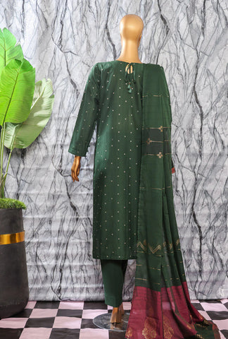 Turkish Jacquard Vol-2 Emb  HZ Textile Unstitched 3 Piece D-01