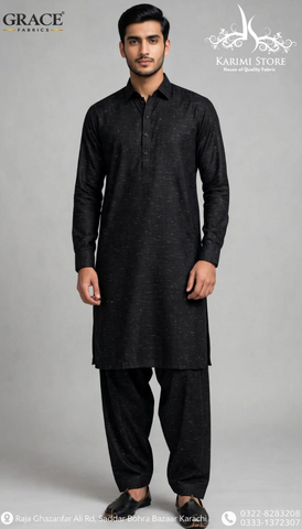 Grace Men’s Wash N Wear Unstitched Suit D-5