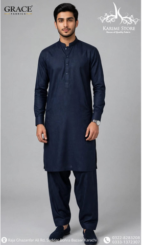 Grace Men’s Wash N Wear Unstitched Suit D-9