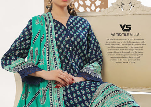 Daman Printed Lawn 3 Pcs Un Stitched 2025 VS D-01