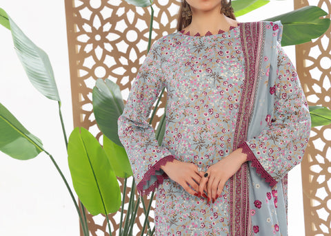 Daman Printed Lawn 3 Pcs Un Stitched 2025 VS D-11