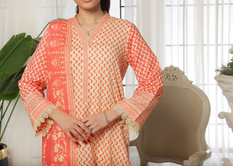 Daman Printed Lawn 3 Pcs Un Stitched 2025 VS D-17