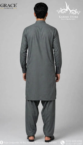 Grace Men’s Wash N Wear Unstitched Suit D-4