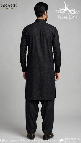 Grace Men’s Wash N Wear Unstitched Suit D-5