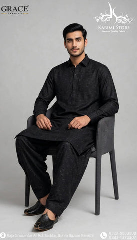 Grace Men’s Wash N Wear Unstitched Suit D-5